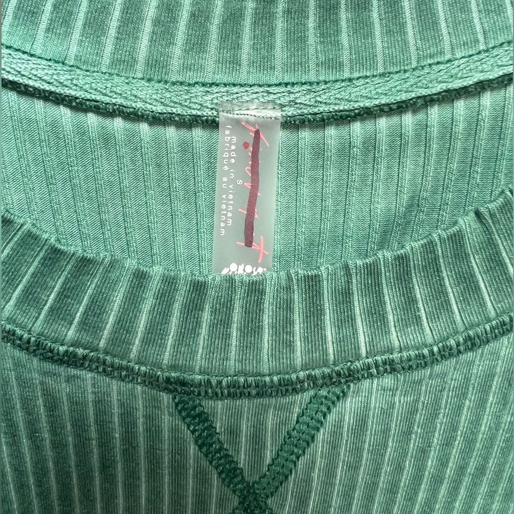 FP Movement by Free People Green Ribbed Midi Dress - Picture 7 of 7